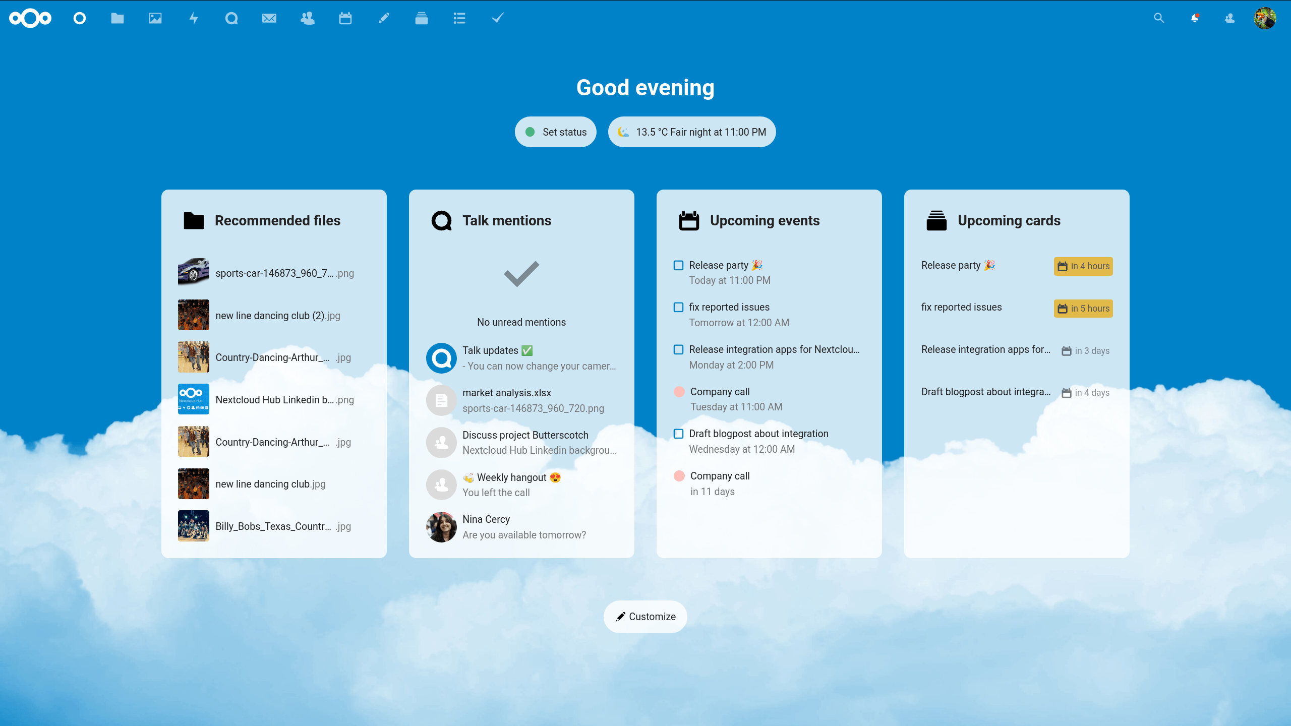 NextCloud Hub